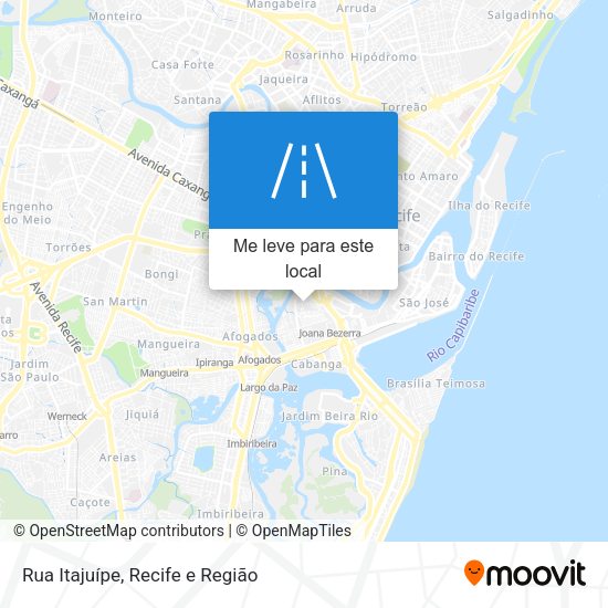 Rua Itajuípe mapa