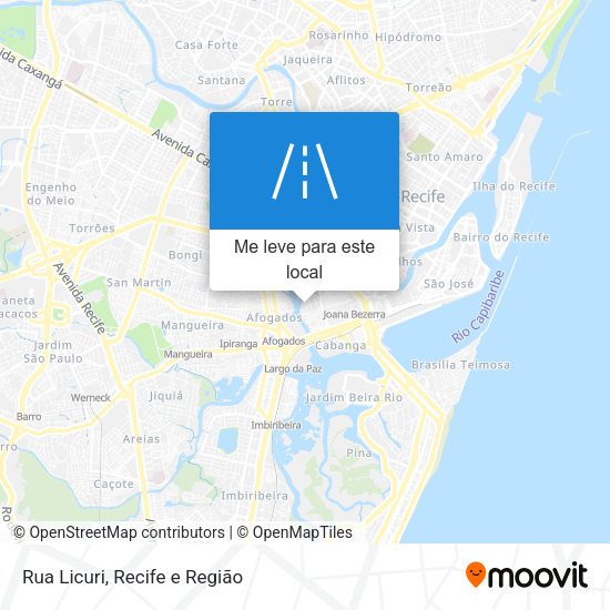 Rua Licuri mapa