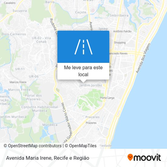 Avenida Maria Irene mapa
