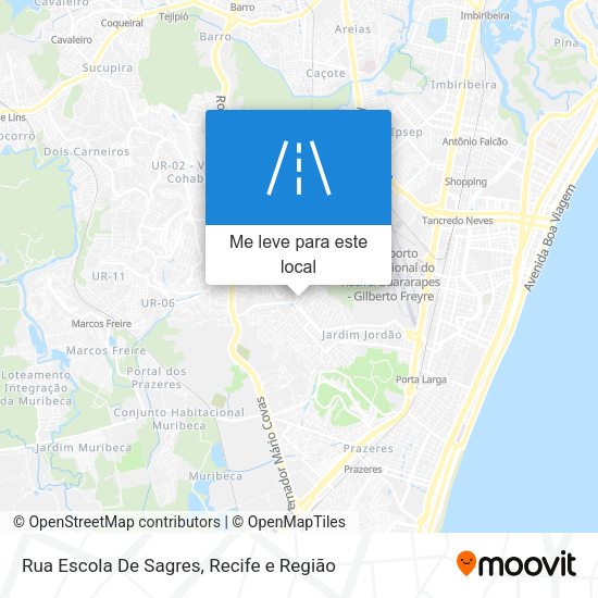 Rua Escola De Sagres mapa