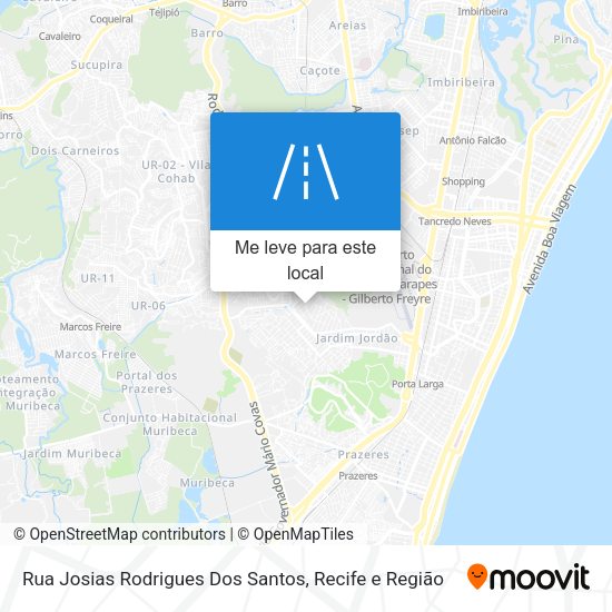 Rua Josias Rodrigues Dos Santos mapa