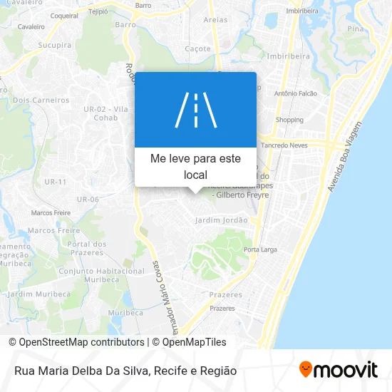 Rua Maria Delba Da Silva mapa