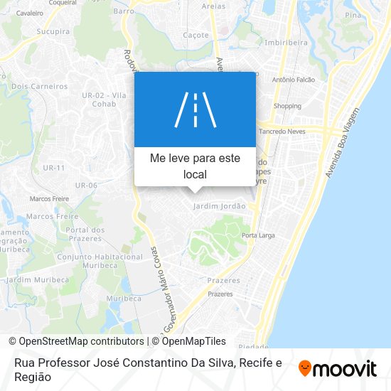 Rua Professor José Constantino Da Silva mapa