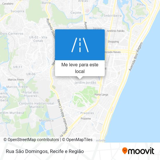 Rua São Domingos mapa