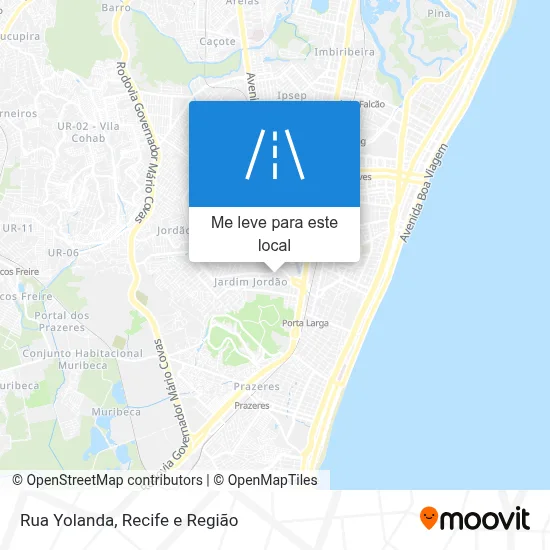 Rua Yolanda mapa