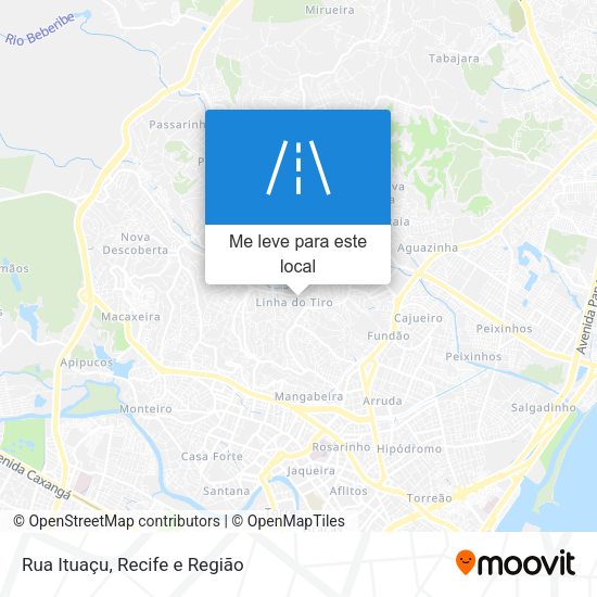 Rua Ituaçu mapa