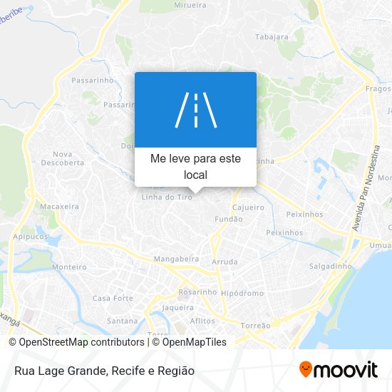 Rua Lage Grande mapa