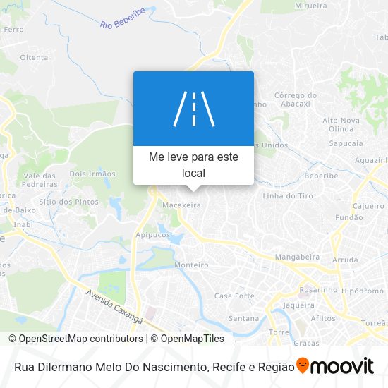 Rua Dilermano Melo Do Nascimento mapa