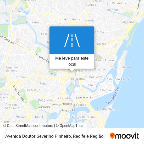 Avenida Doutor Severino Pinheiro mapa