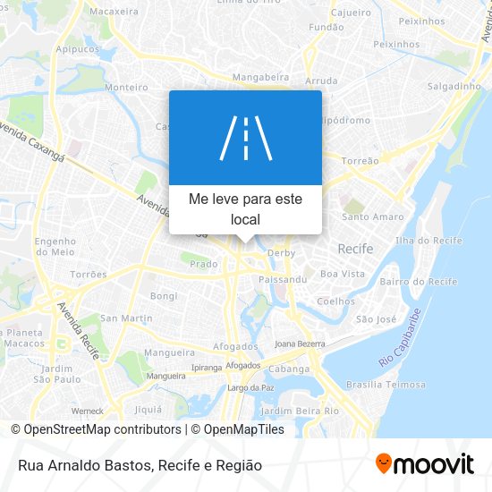 Rua Arnaldo Bastos mapa