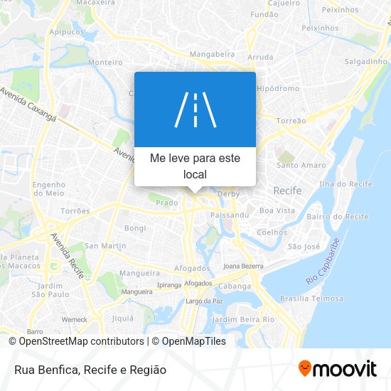Rua Benfica mapa