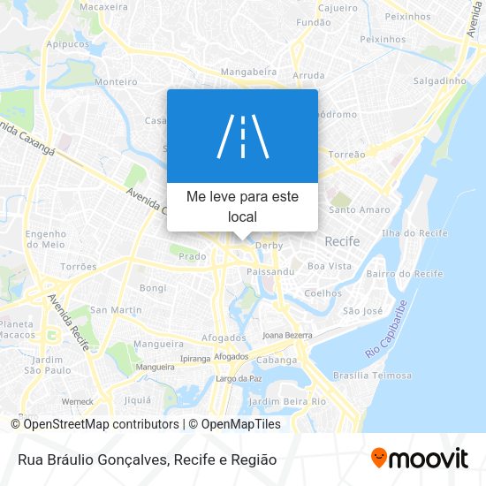 Rua Bráulio Gonçalves mapa