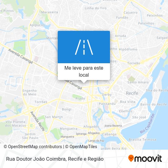 Rua Doutor João Coimbra mapa