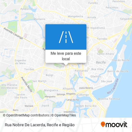 Rua Nobre De Lacerda mapa