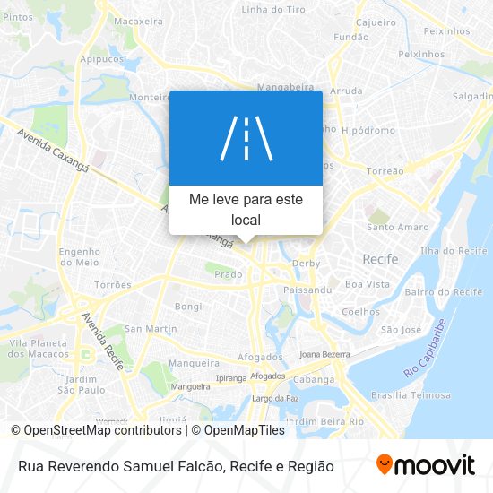 Rua Reverendo Samuel Falcão mapa