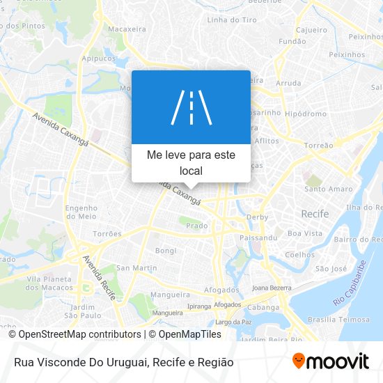Rua Visconde Do Uruguai mapa