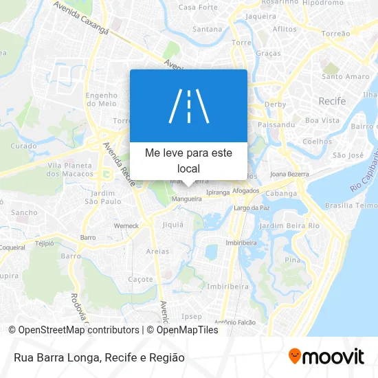 Rua Barra Longa mapa