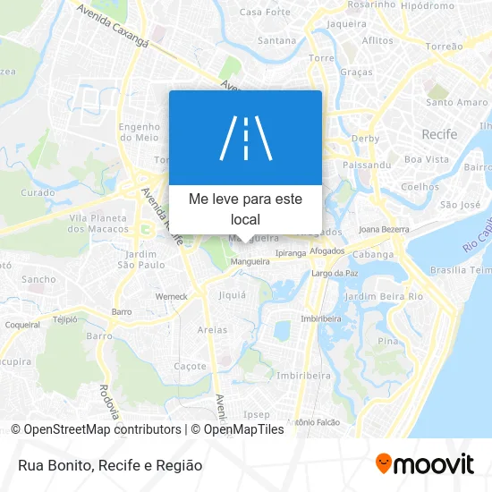Rua Bonito mapa