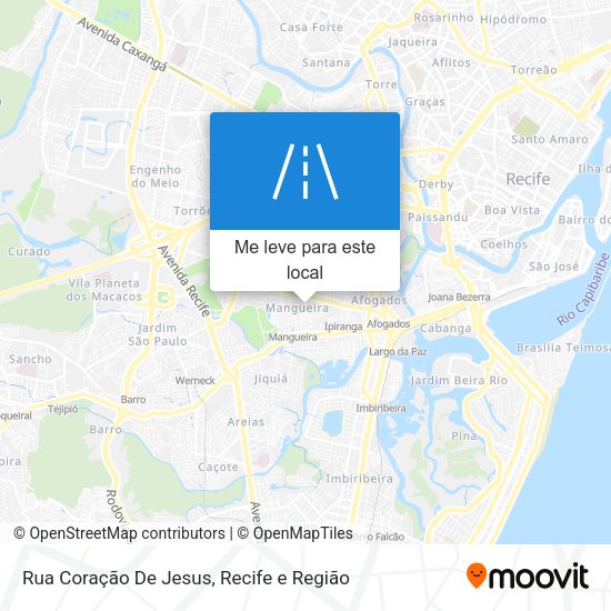 Rua Coração De Jesus mapa