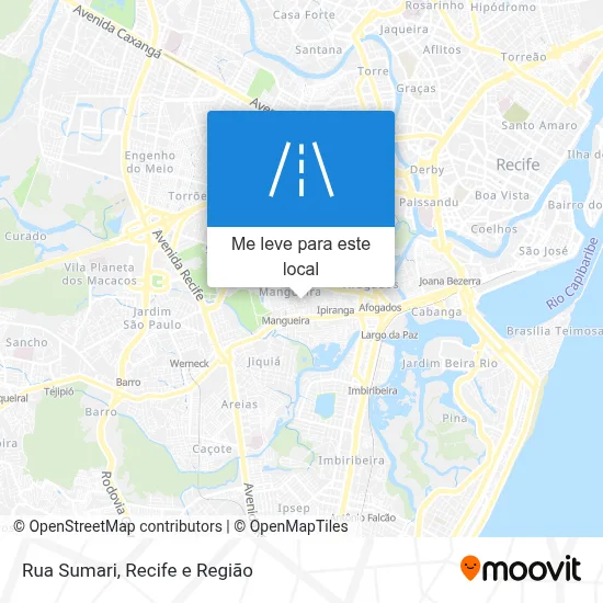 Rua Sumari mapa