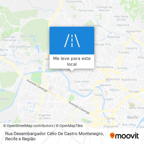 Rua Desembargador Célio De Castro Montenegro mapa