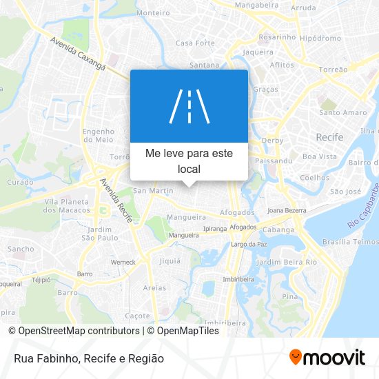 Rua Fabinho mapa