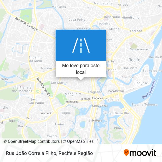 Rua João Correia Filho mapa