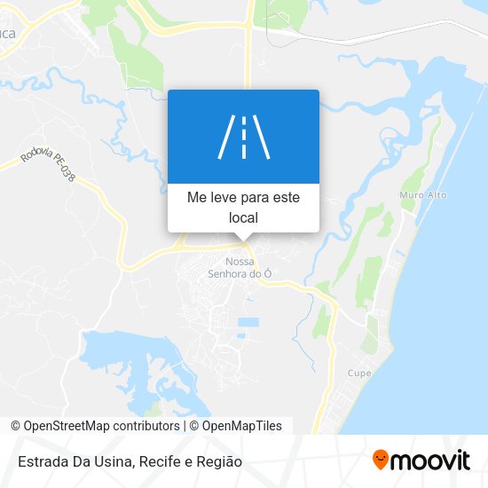 Estrada Da Usina mapa