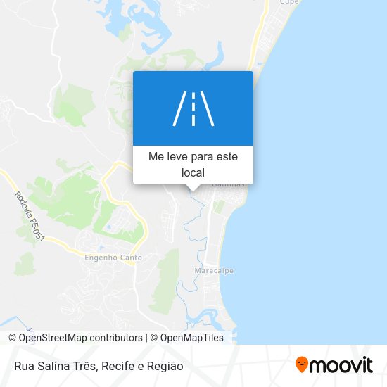 Rua Salina Três mapa