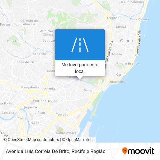 Avenida Luís Correia De Brito mapa