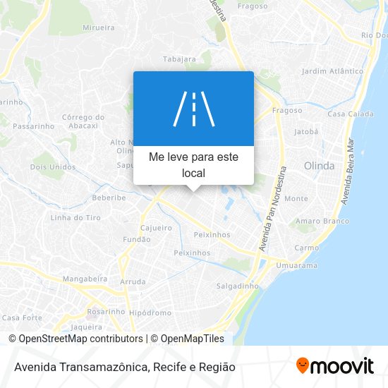 Avenida Transamazônica mapa