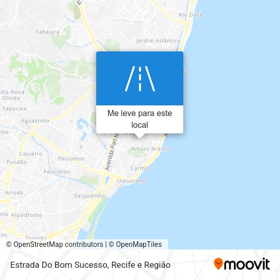 Estrada Do Bom Sucesso mapa