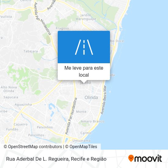 Rua Aderbal De L. Regueira mapa