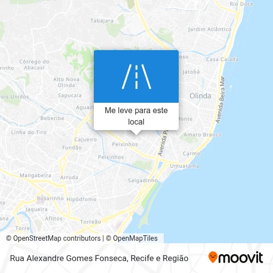 Rua Alexandre Gomes Fonseca mapa