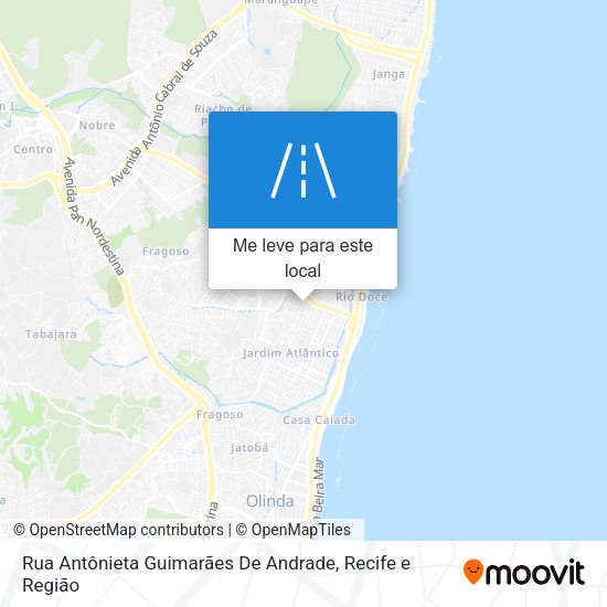 Rua Antônieta Guimarães De Andrade mapa