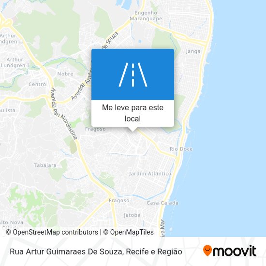 Rua Artur Guimaraes De Souza mapa