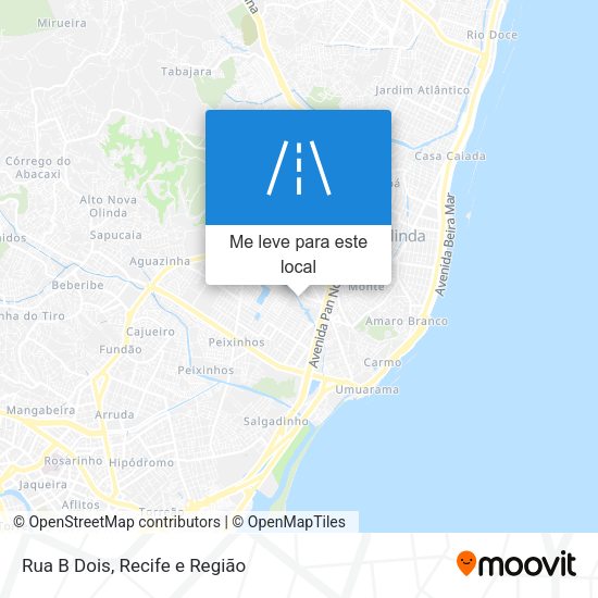 Rua B Dois mapa