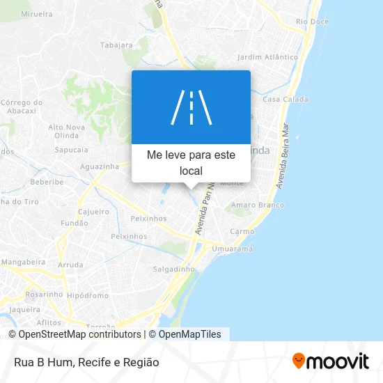 Rua B Hum mapa