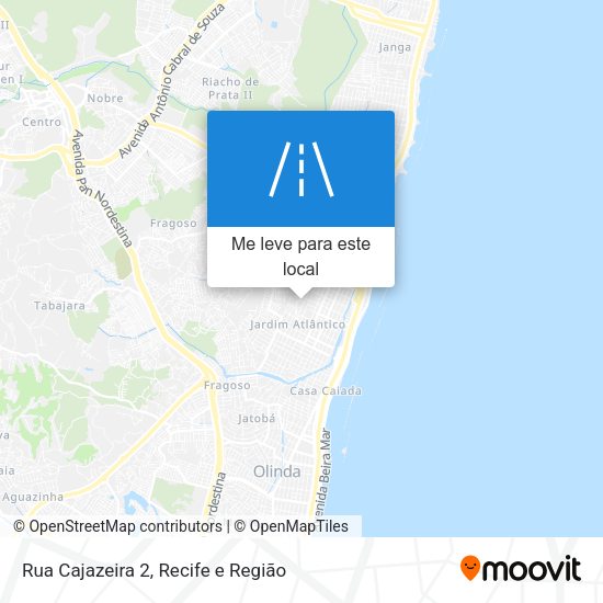 Rua Cajazeira 2 mapa