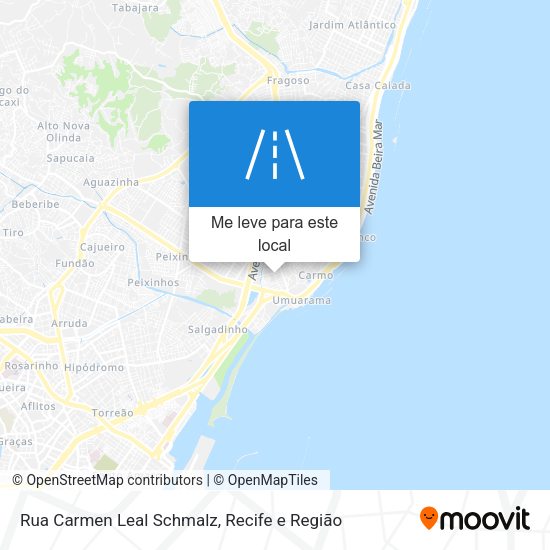 Rua Carmen Leal Schmalz mapa