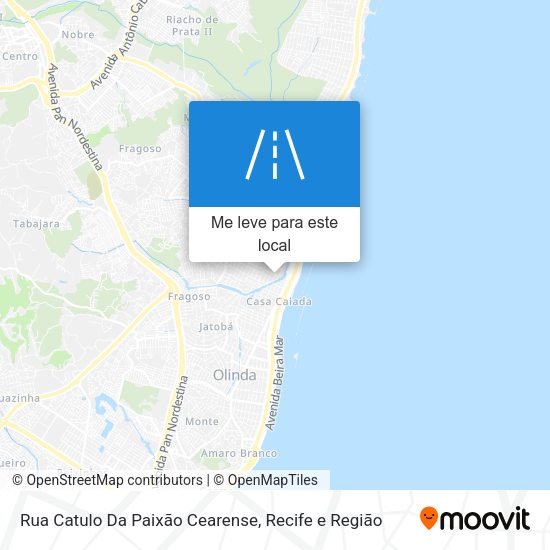 Rua Catulo Da Paixão Cearense mapa
