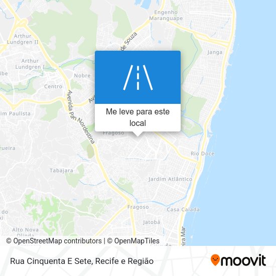 Rua Cinquenta E Sete mapa