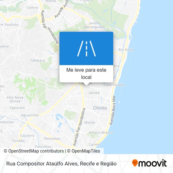 Rua Compositor Ataúlfo Alves mapa