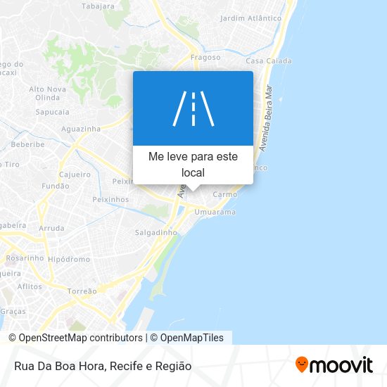 Rua Da Boa Hora mapa