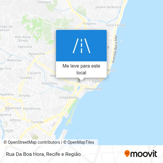 Rua Da Boa Hora mapa