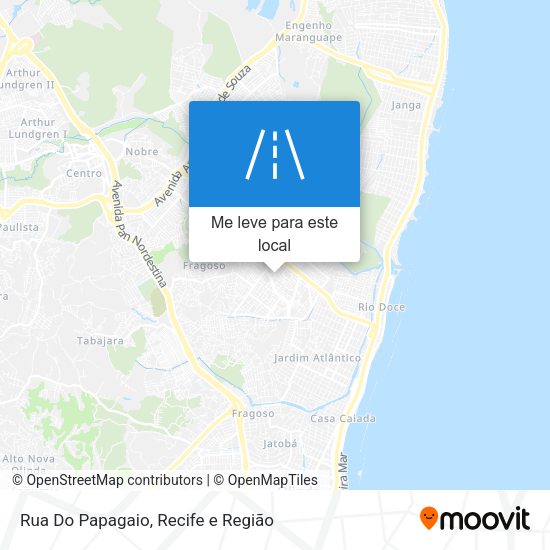 Rua Do Papagaio mapa