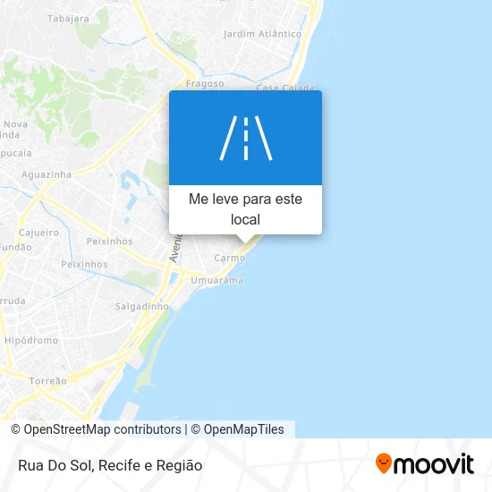 Rua Do Sol mapa