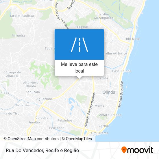 Rua Do Vencedor mapa