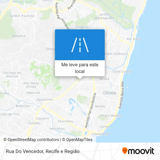 Rua Do Vencedor mapa