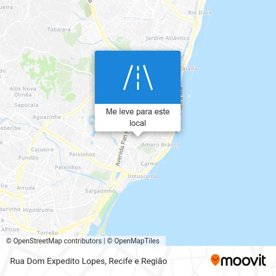 Rua Dom Expedito Lopes mapa